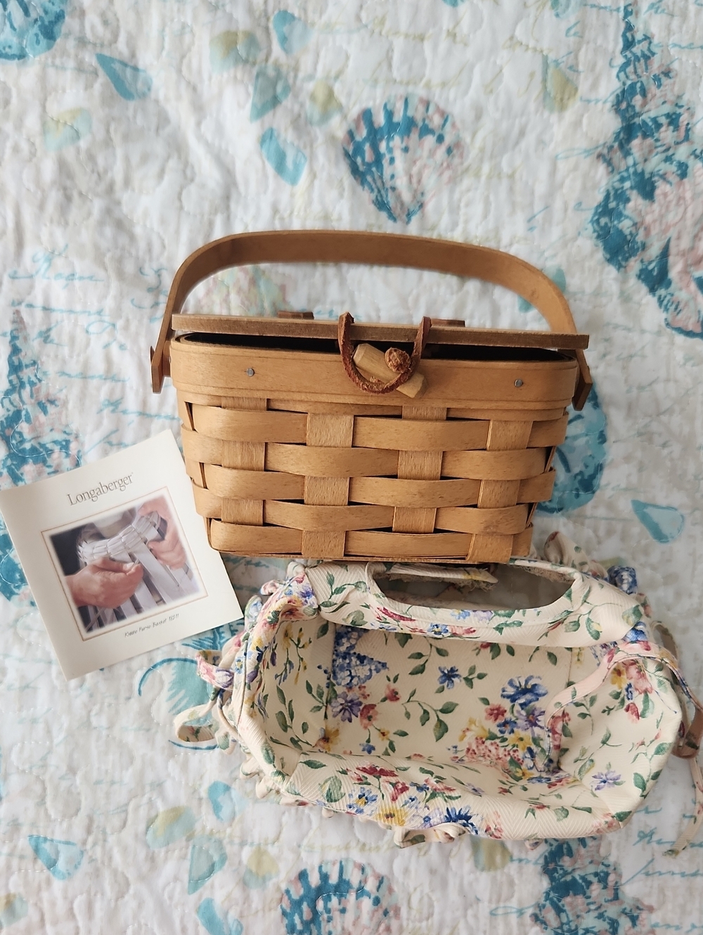 Longaburger Basket Purse Set